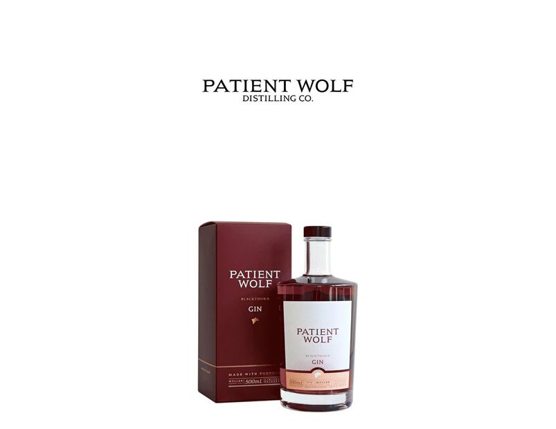 Patient Wolf Distilling Co. Blackthorn Gin 500mL Bottle
