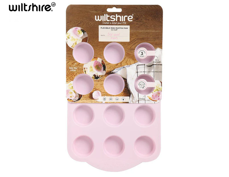 Wiltshire 12-Cup Flexible Silicone Mini Muffin Pan