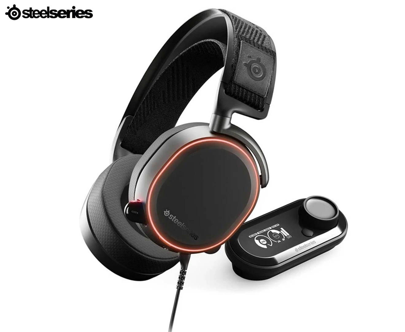 SteelSeries Arctis Pro + GameDAC Hi-Res Headphones - Black