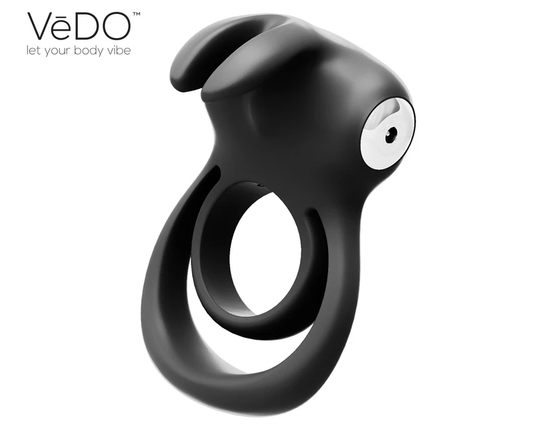 Vedo Thunder Bunny Rechargeable Dual C-Ring - Black Pearl