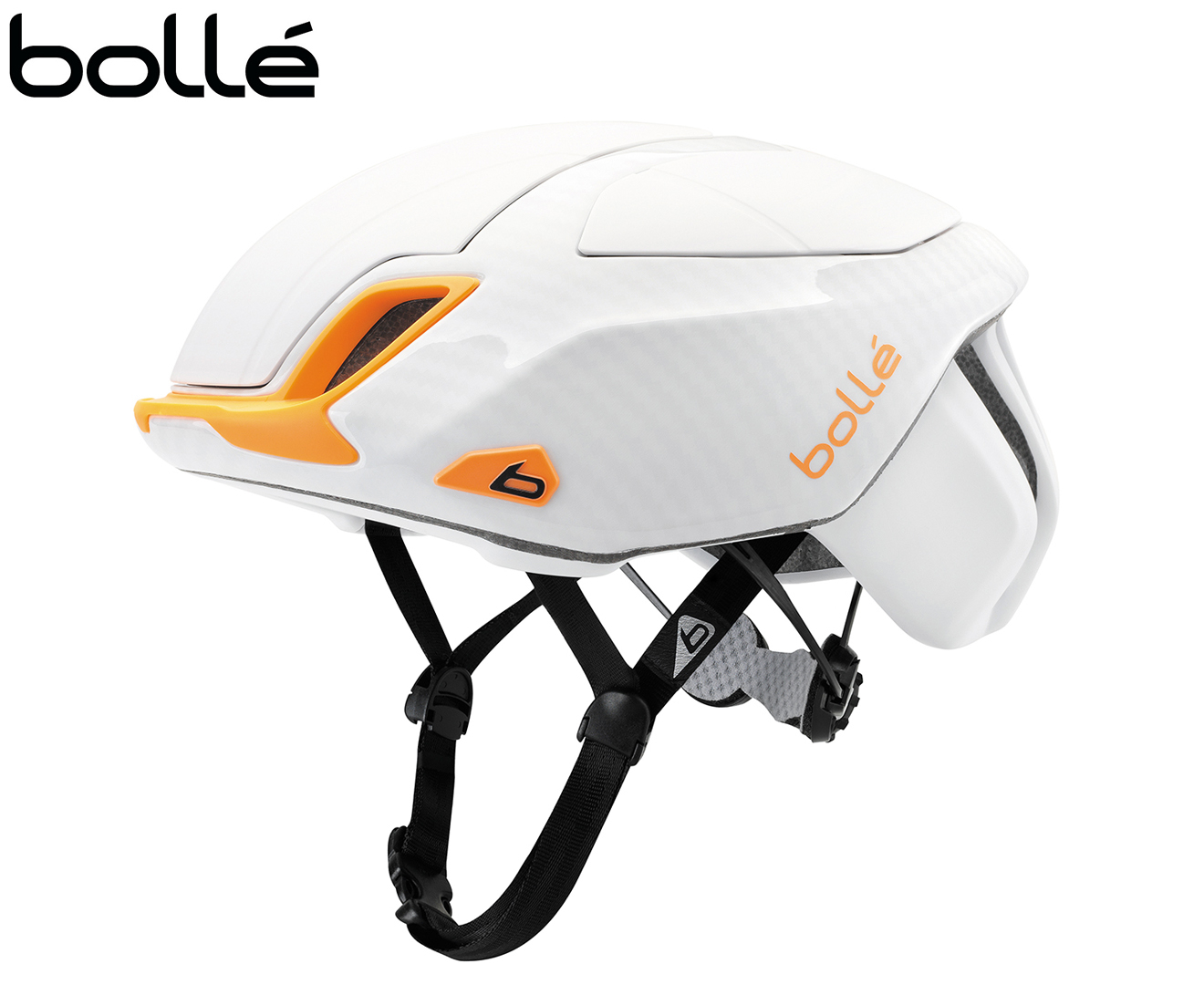 BollÃ© The One Road Premium Helmet - White/Orange | Catch.co.nz