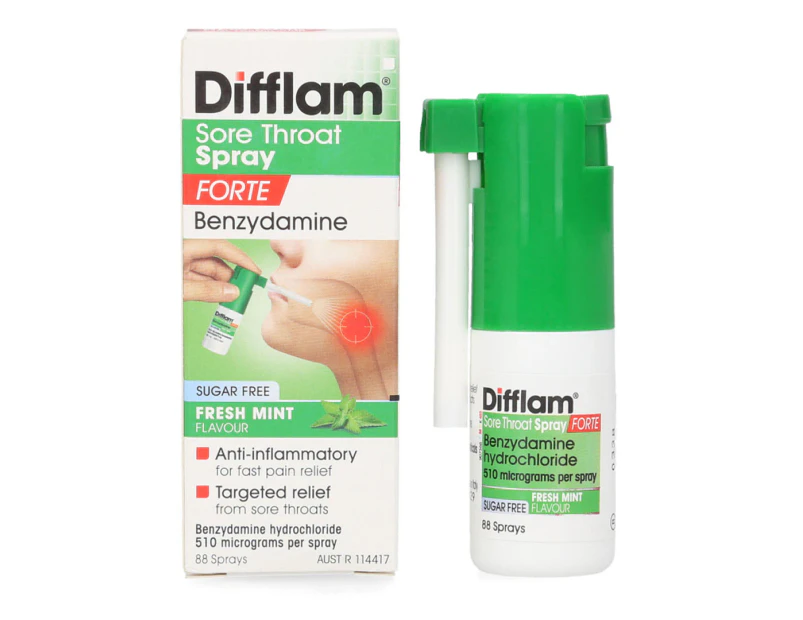 Difflam Forte Anti-Inflammatory Sore Throat Spray 15mL