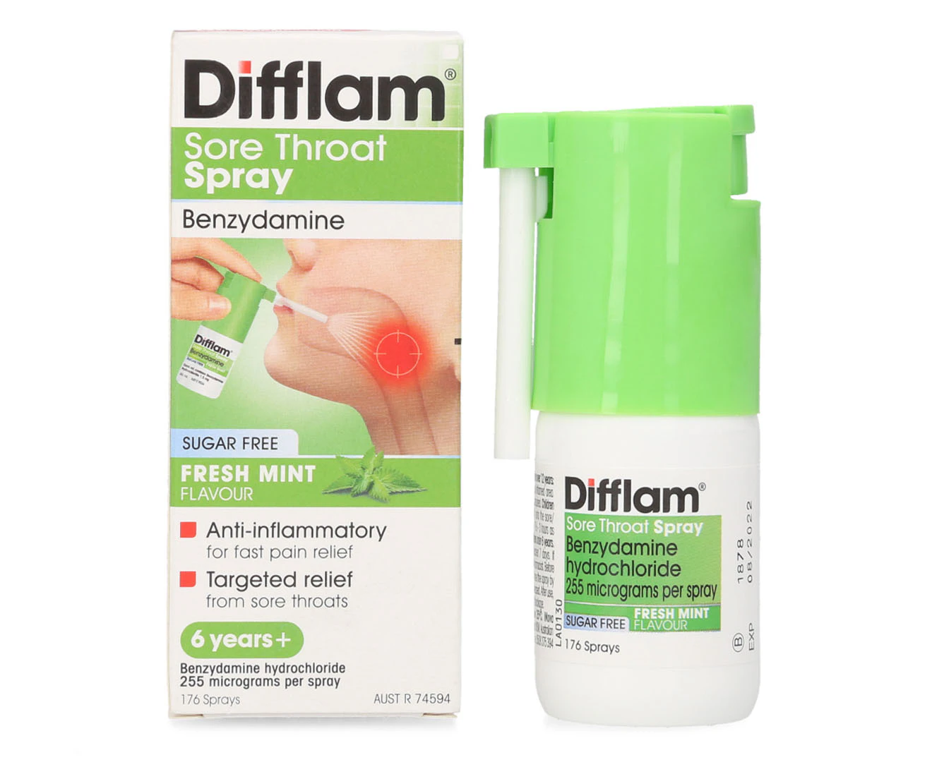 Difflam Sore Throat Spray 176 Sprays 30ml