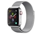 Apple Watch Series 4 (GPS + Cellular) 40mm Stainless Steel Case with Milanese Loop 1