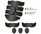 WIWU 8 Pads Abdominal Belt EMS ABS Muscle Trainer Wireless Portables Gear for Abdomen/Arm/Leg Training (Battery Version)