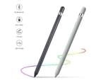 WIWU P2 2 Packs Capacitor Pen Apple Pencil Touch Pen Capacitive Rechargeable Stylus For iPad/Samsung Tablet PC - B&W 2