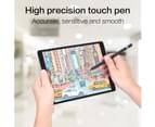 WIWU P2 2 Packs Capacitor Pen Apple Pencil Touch Pen Capacitive Rechargeable Stylus For iPad/Samsung Tablet PC - B&W 3