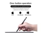 WIWU P2 2 Packs Capacitor Pen Apple Pencil Touch Pen Capacitive Rechargeable Stylus For iPad/Samsung Tablet PC - B&W 4