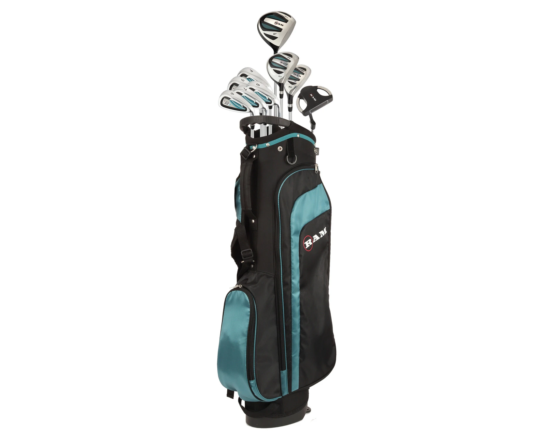 Ram Golf EZ3 Petite Golf Clubs Set with Stand Bag - ALL Graphite Shafts, Ladies Right Hand