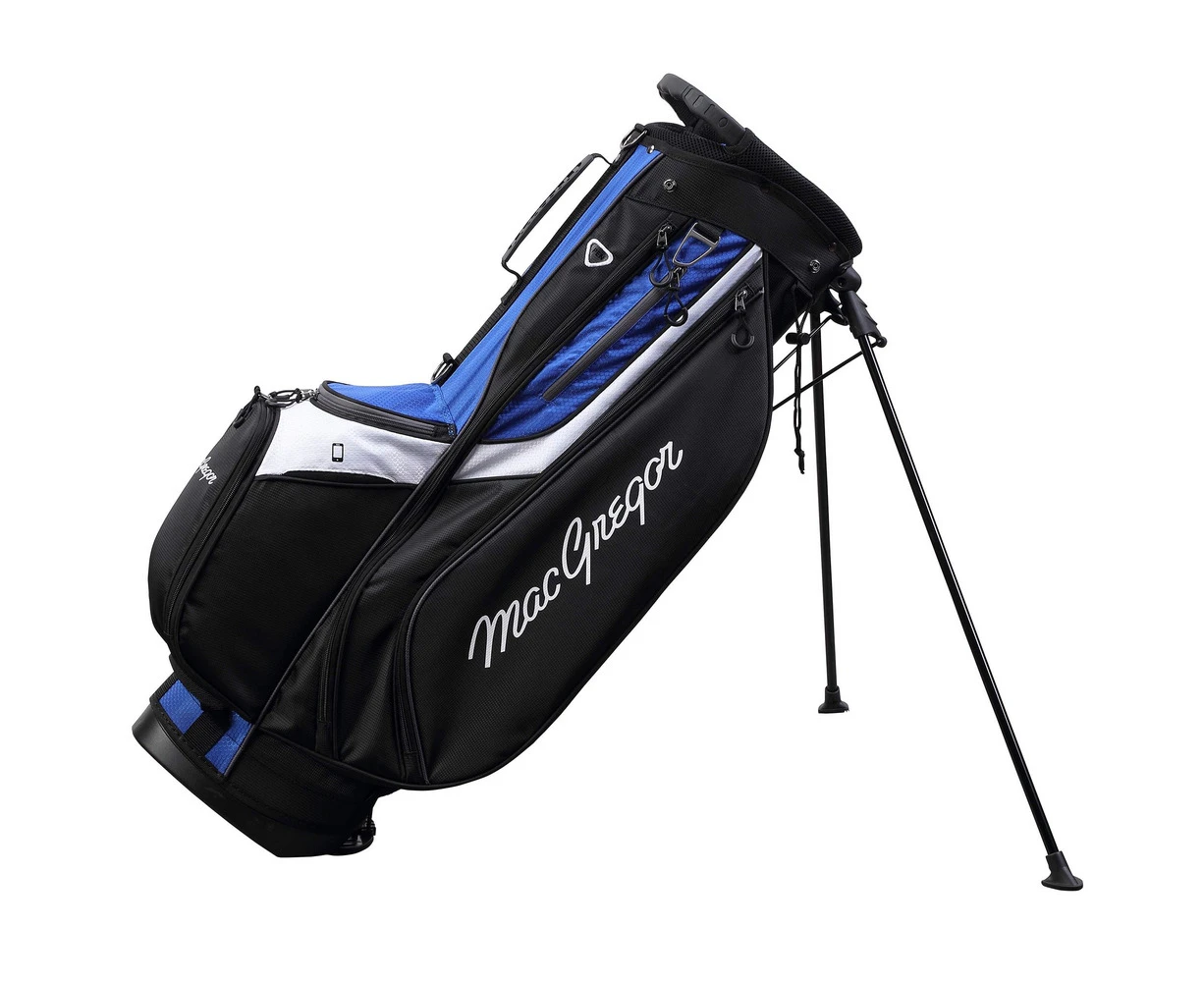 MacGregor Golf Response Stand Bag with 9" 6 Way Divider Top - Blue