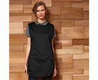 Premier Ladies/Womens Pocket Tabard / Workwear (Black) - RW1078