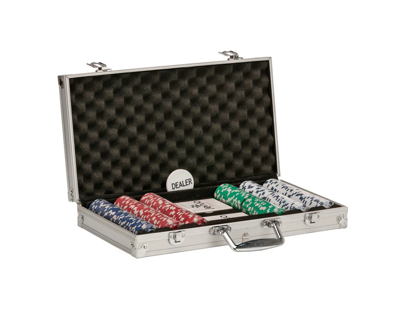 Jenjo Poker Set With Premium Plastic Playing Cards