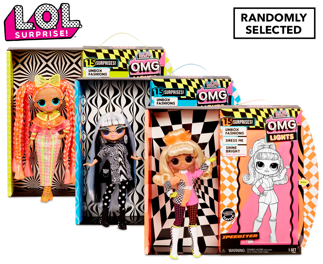 L.O.L. Surprise! O.M.G. Lights Groovy Babe Fashion Doll with 15 Surprises - wide 2