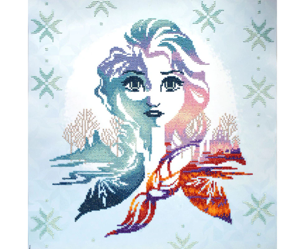 Diamond Dotz Disney FROZEN II Elsa Silhouette DDD.1018 Diamond Painting Art Kit