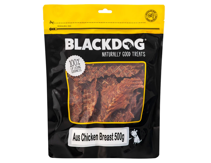 Blackdog Australian Chicken Breast Dog Treats 500g