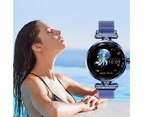 WIWU H1 Fitness Tracker Women Smart Watch Heart Rate Monitor Lady Wristband Bracelet Bluetooth Waterproof-Blue
