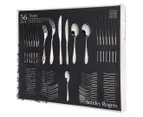 Stanley Rogers Noah 56pc Stainless Steel Cutlery Lunch/Family Dinner Party Set