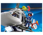 Playmobil Police Helicopter w/ LED Searchlight