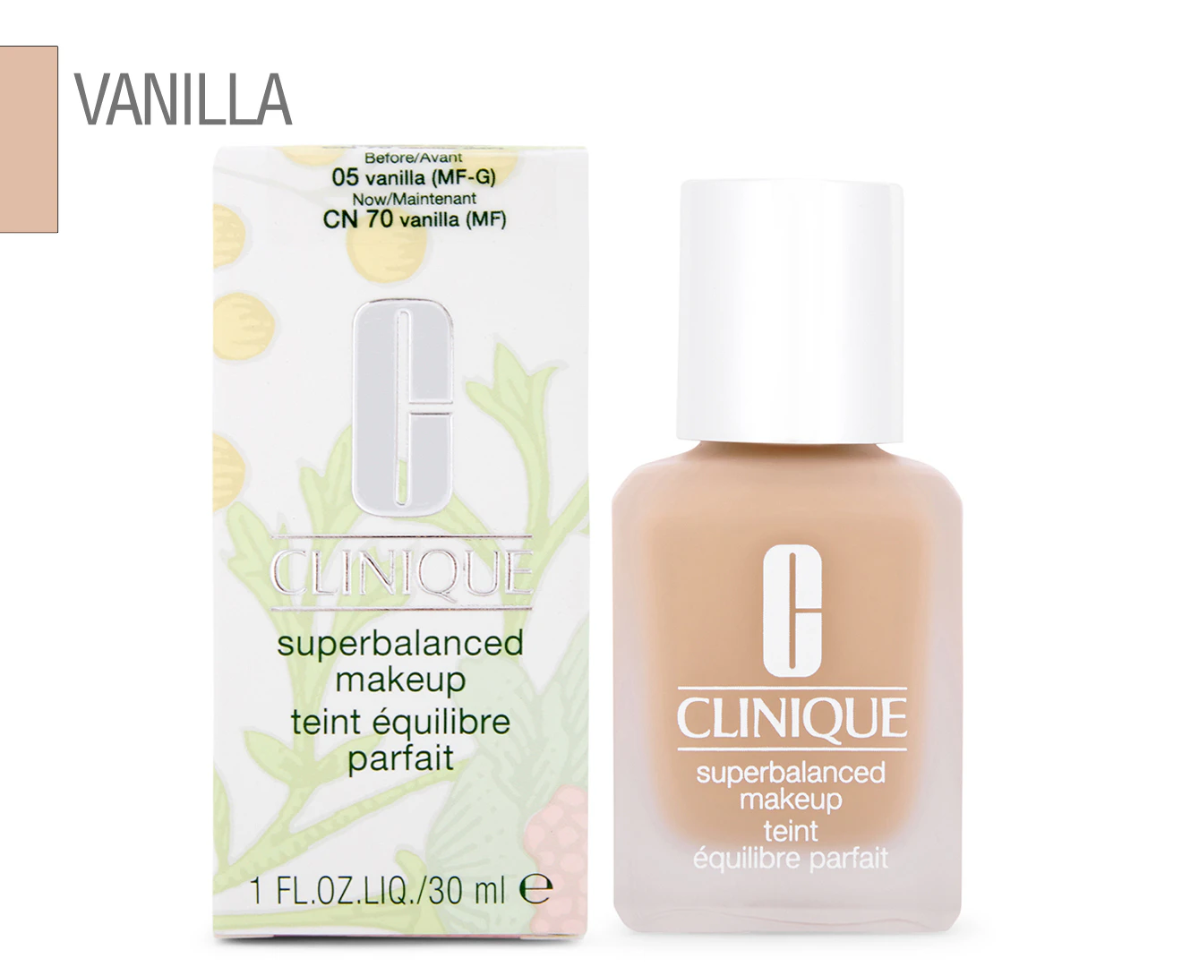 Clinique Superbalanced MakeUp Foundation No.05 CN 70 Vanilla 30ml