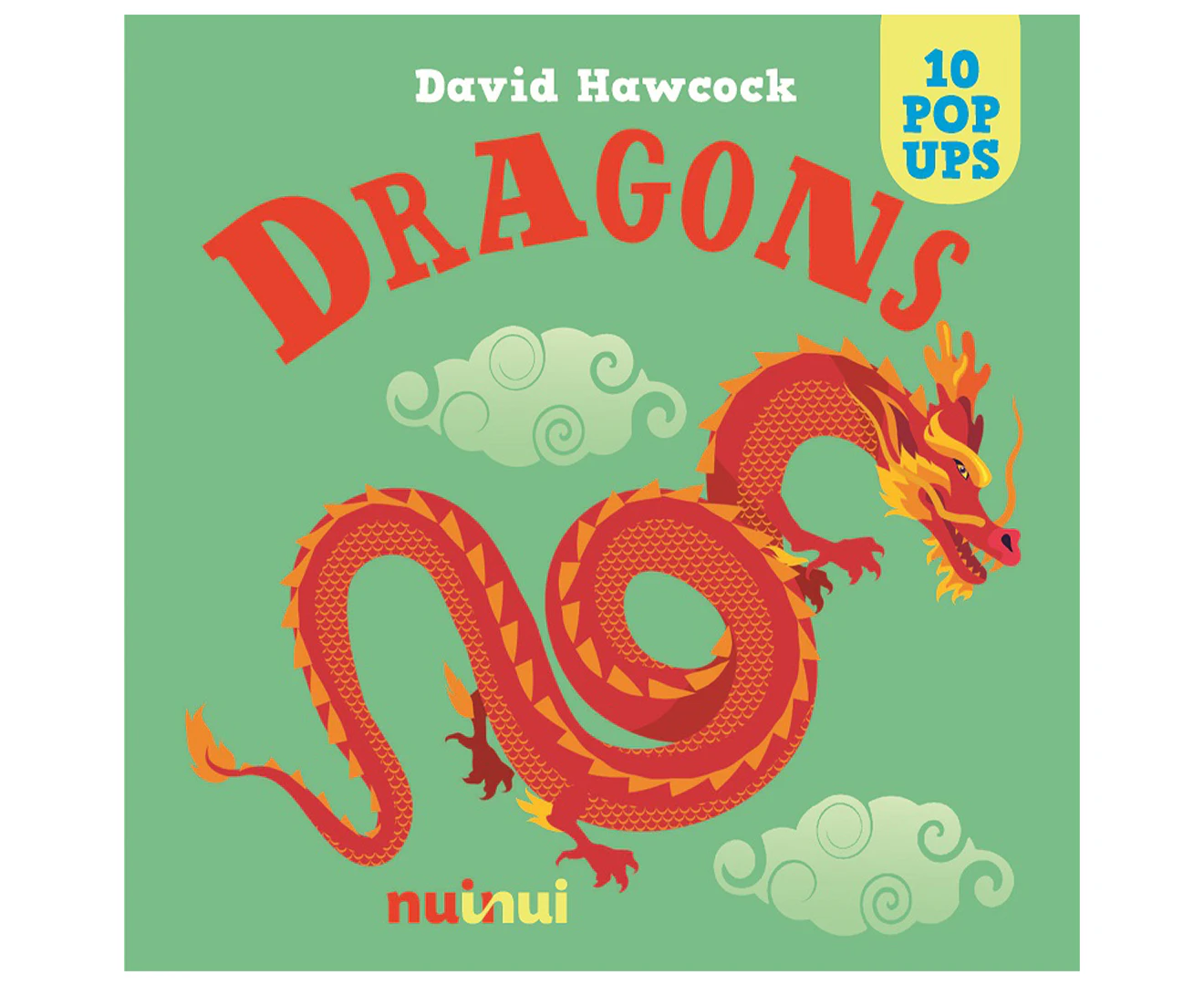 10 Pop Ups: Dragons Hardcover Book by David Hawcock