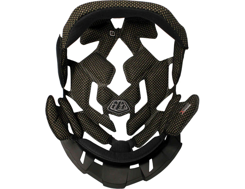 Troy Lee Designs Replacement Headliner for D4 Bike Helmet Black