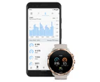 Suunto 50mm 7 GPS Silicone Smartwatch - Sandstone/Rose Gold