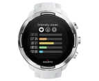 Suunto 50mm 9 Baro GPS Silicone Smartwatch - White