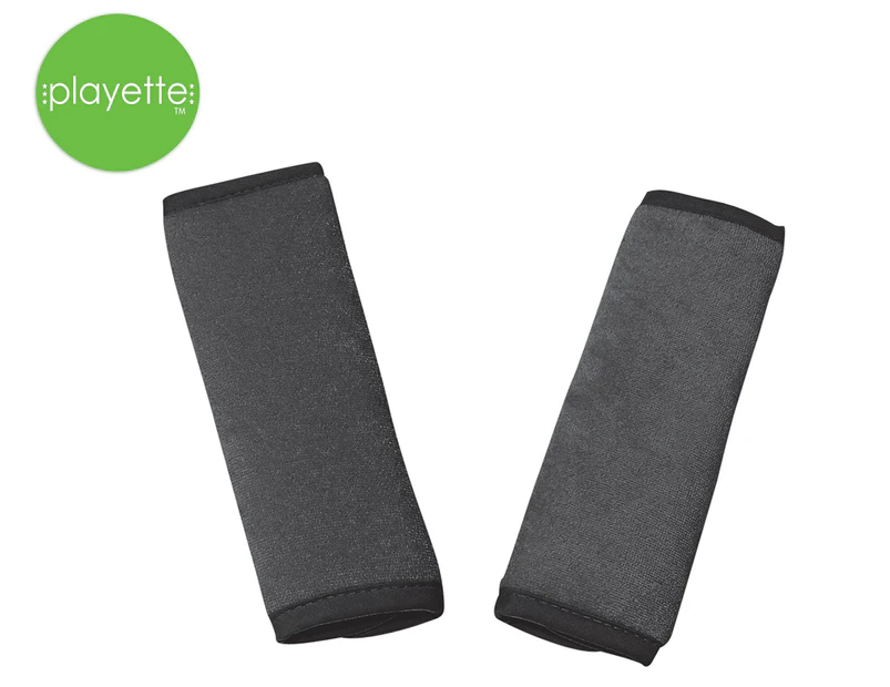 Playette Reversible Car Seat Strap Covers - Charcoal