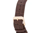 Tommy Hilfiger Men's 44mm Evan Leather Watch - Brown