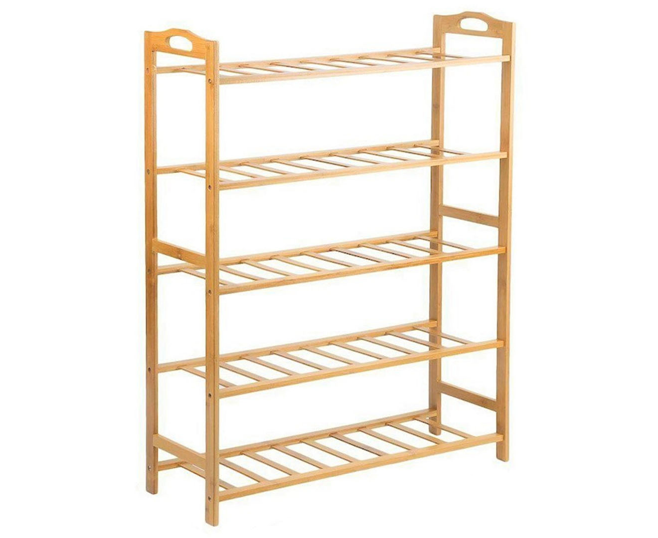 5-Tier Bamboo Shoe Storage Rack | Catch.co.nz