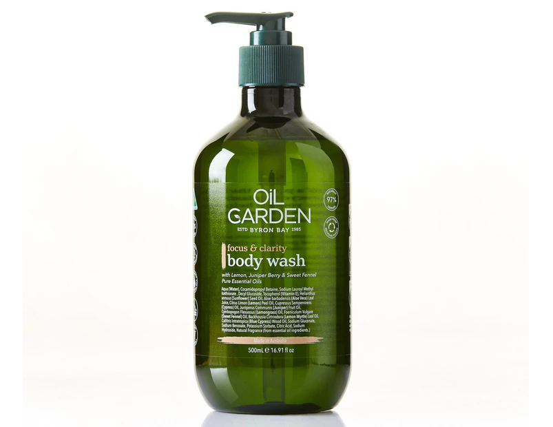 Oil Garden Body Wash Focus & Clarity 500mL