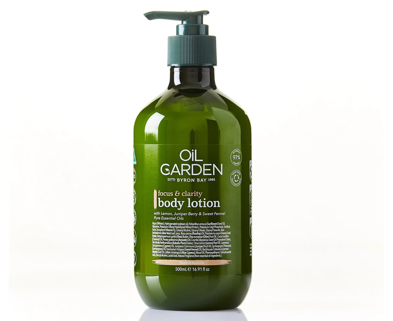 Oil Garden Body Lotion Focus & Clarity 500ml