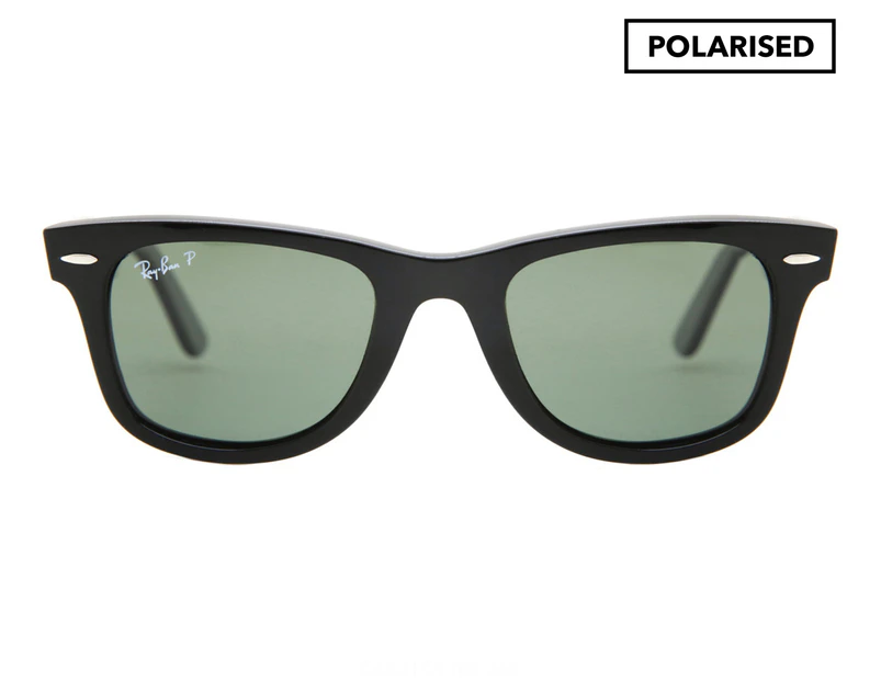 Ray-Ban RB2140 Polarised Sunglasses - Black/Green