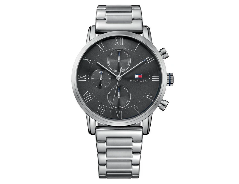 Tommy Hilfiger Men's 44mm Stainless Steel Watch - Grey/Silver
