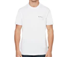 Ben Sherman Men's Chest Logo Tee / T-Shirt / Tshirt - White