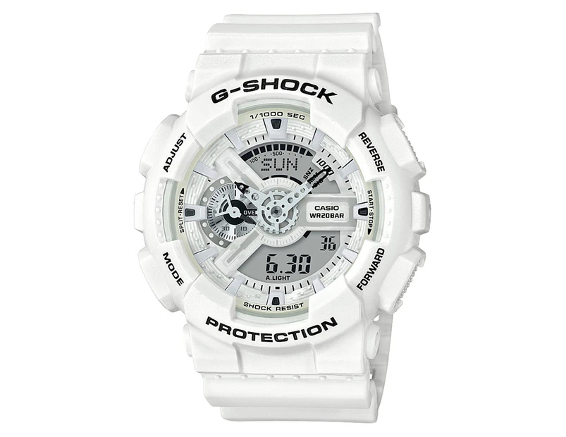 Casio G-Shock Men's 51mm GA110MW-7A Watch - White