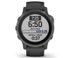 Garmin 42mm Fēnix 6S Sapphire Edition GPS Smartwatch - Carbon Grey/Black 4