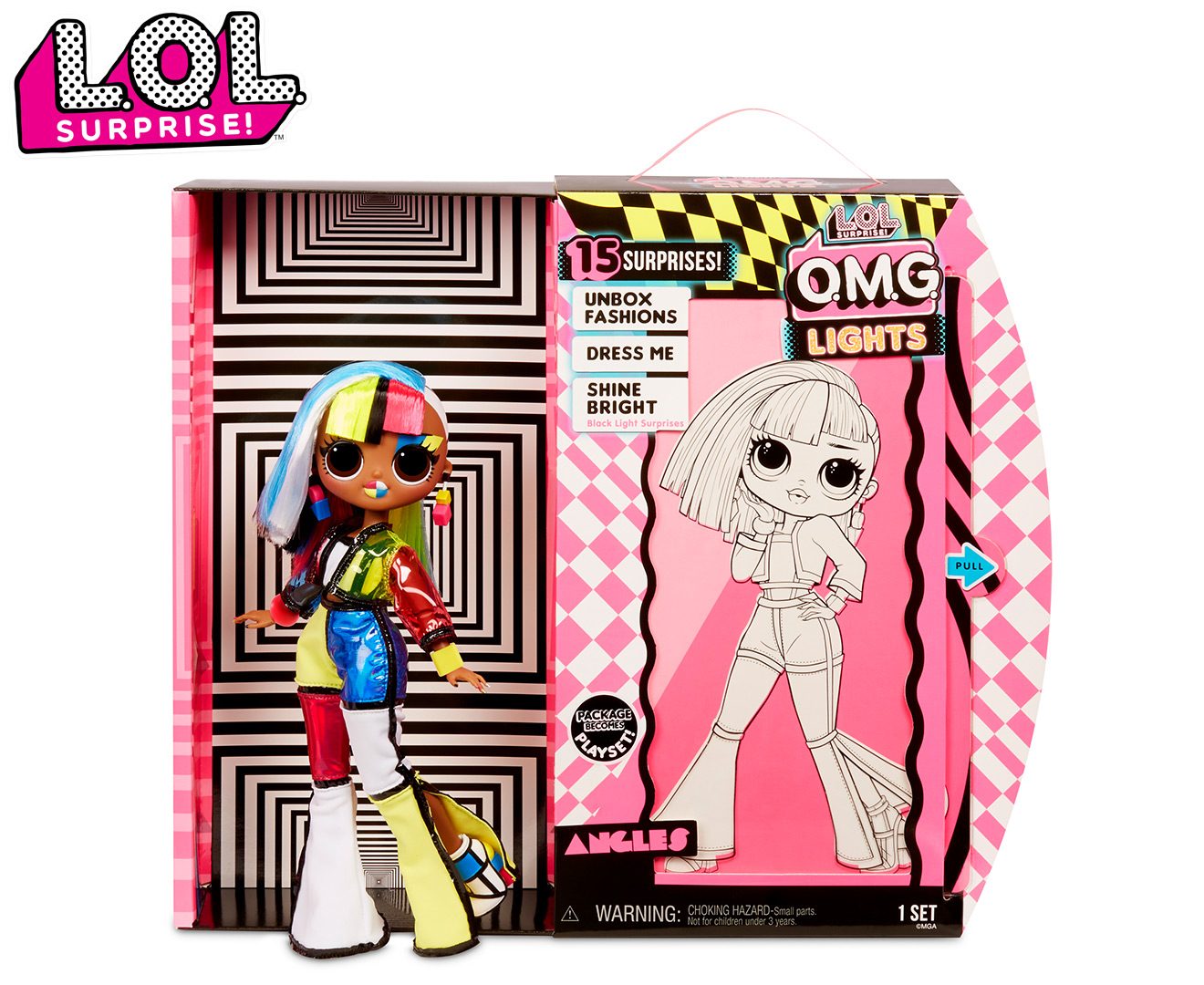LOL Surprise! O.M.G. Lights Angles Fashion Doll with 15 Surprises - wide 8