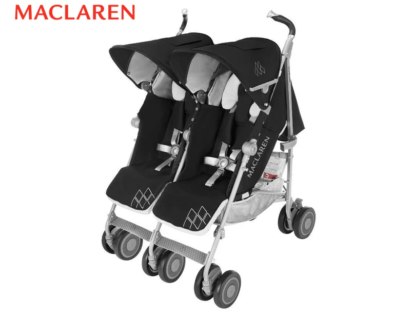Maclaren Twin Techno Stroller - Black