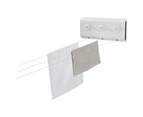 Leifheit Rollfix 150 Triple Longline Washing Line/Clothesline Wall Mount 15m