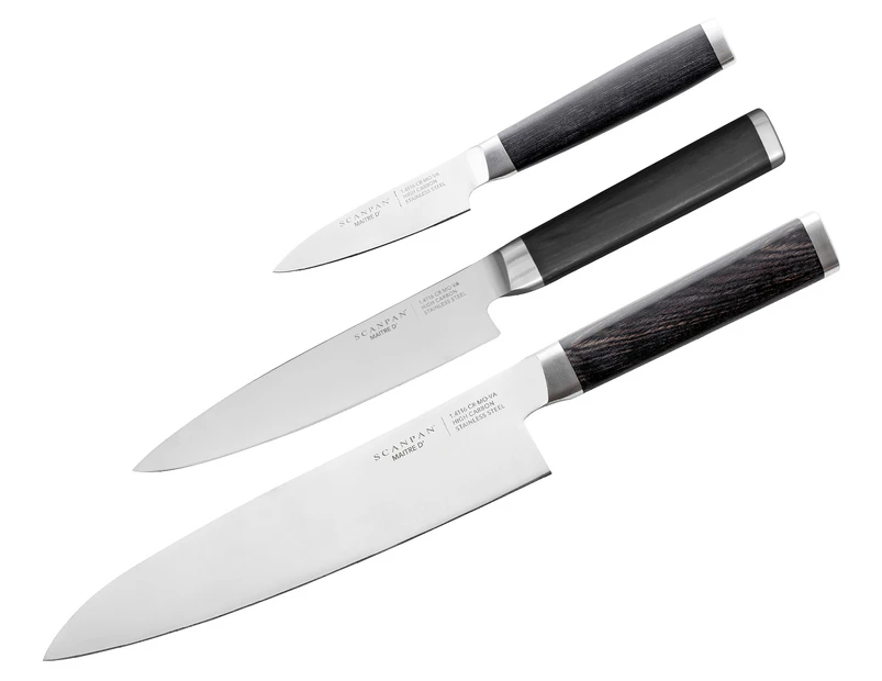 Scanpan Maitre D' 3-Piece Chef Knife Set