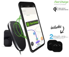 Naztech MagBuddy Anywhere+ Wireless Qi Charger Mount - Black