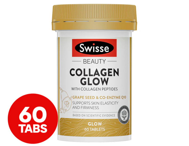 Swisse Beauty Collagen Glow w/ Collagen Peptides 60 Tabs