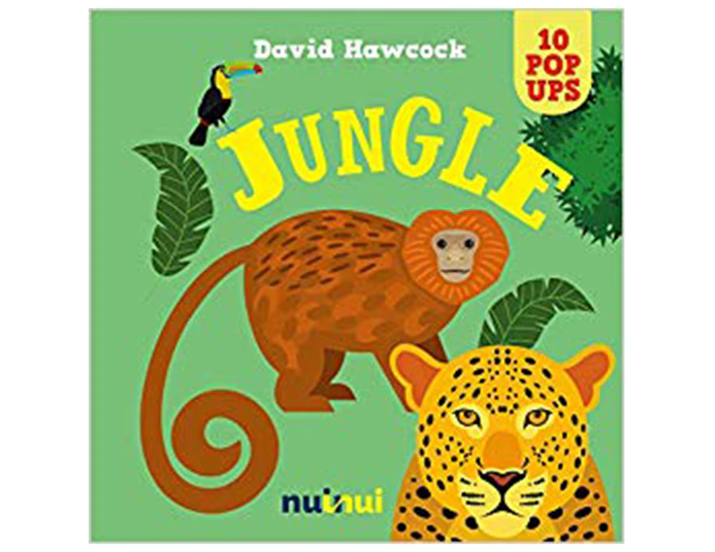 10 Pop Ups: Jungle Hardcover Book by David Hawcock