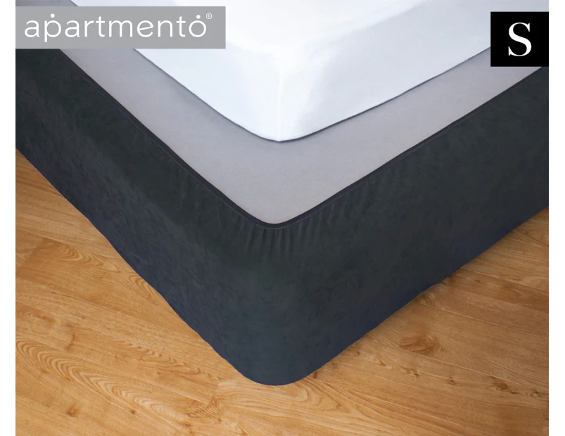 Apartmento Stretch Valance Single Bed Base Cover - Slate