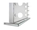 Large Frameless Mirrored Hollywood Makeup Mirror with Sensor Dimmer 2
