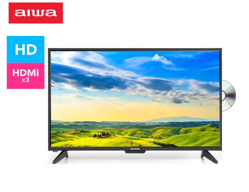 Aiwa 32" HD LED TV w/ Built-In DVD Player AW32DVD