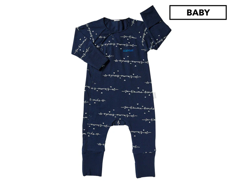 Bonds Baby Newbies Cozysuit - Navy/White