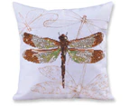 Diamond Dotz Decorative Pillowcase - Dragonfly Earth 45 X 45Cm (17.7X 17.7In )