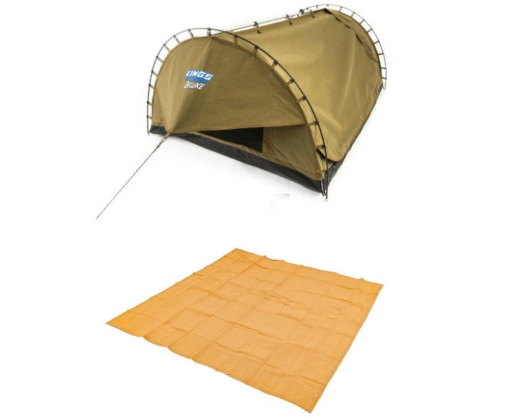 Kings Big Daddy Deluxe Swag + Kings Mattress Matting 3mx3m Mat Camping